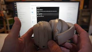 How to Pair Sony WH1000XM3  1000XM4 to a Windows 10 laptop [upl. by Htelimay]