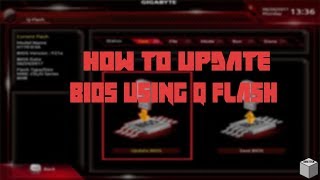 How To Update BIOS Using Q Flash  Gigabyte  Working  Edge Tech [upl. by Tsirhc]