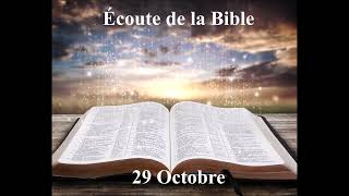 Écoute de la Bible du 29 Octobre [upl. by Loren]