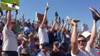 Fans Reaction Leeds Headingley 3rd Test Ashes 2019 Ben Stokes 135 Vs Australia [upl. by Januisz]