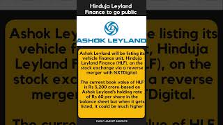 Hinduja Leyland Finance to go public [upl. by Cotterell]