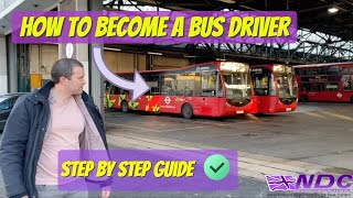 How to become a bus driver  STEP BY STEP GUIDE [upl. by Euqinemod]