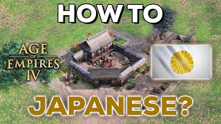 How to Play Japanese 2 TC Mass Samurai in AOE4 [upl. by Htiel]