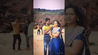 first time song shoot mazi nawari distes G  prasant amp sonali Kiran gitaye vlogs [upl. by Eidak684]