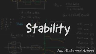 Lecture 10  Stability  in Arabic  بالعربي [upl. by Basso]