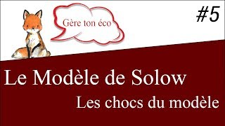 Macroéconomie  Les chocs du modèle de Solow 5 [upl. by Suhploda403]