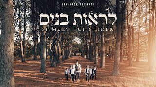 Shmuly Schneider  Liros Bunim  שמולי שניידער  לראות בנים [upl. by Pompea]