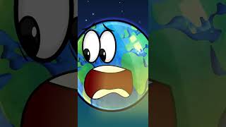 What if Earth became Bigger than the Sun  aumsum kids shorts space [upl. by Nnayllehs]