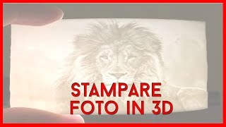 come stampare fotografie con una stampante 3d lithophane [upl. by Nahshunn]