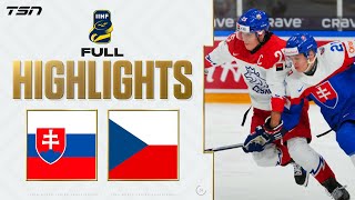 Slovakia vs Czechia FULL HIGHLIGHTS  2024 World Junior Championship [upl. by Eegnat]