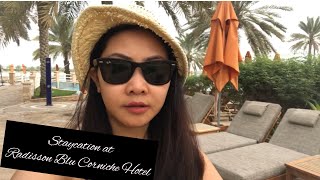 Staycation at Radisson Blu Corniche Hotel Abu Dhabi  UAE [upl. by Zicarelli]