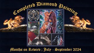 💎Diamond Painting Months in review  July to September 2024 [upl. by Anala]