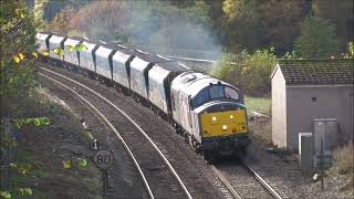 37884 Ambergate 29th October 2024 7E25 Crewe Attercliffe [upl. by Nnek335]