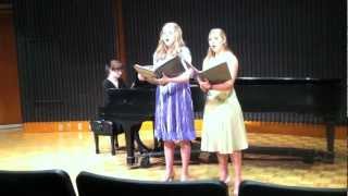 The Flower Duet Lakmé  Jessica Moffitt Annie Sherman Randi Rudolph [upl. by Nomihs]