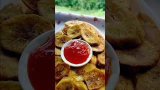 I Tried the Crispy Banana Chips Recipe From the Philippines කෙසෙල් වලින් රසවත් කෑමක් හදමු shorts [upl. by Eldrid816]