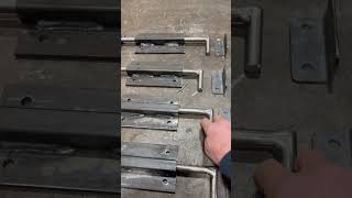 CUSTOM HINGE BRACKETS for a gate [upl. by Annid]