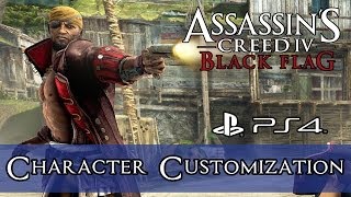 Assassins Creed IV Black Flag  PS4 Character Customization 1440p TRUEHD QUALITY [upl. by Furmark]