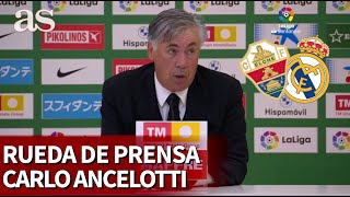 ELCHE 1  REAL MADRID 2  Rueda de prensa de Carlo Ancelotti  Diario As [upl. by Isolda485]