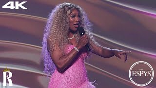 Serena Williams  Can I Be Your Tennis Ball Remix  Full Live Performance  The ESPYS Awards 2024 [upl. by Georgia348]