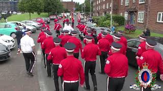 Shankill Protestant Boys FB  Cloughfern Young Conquerors Fb Parade 170824 [upl. by Nolra]