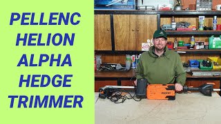 Product Review PELLENC Helion Alpha Hedge Trimmer  Cutter Demonstration Battery Tools Excelion [upl. by Guildroy]