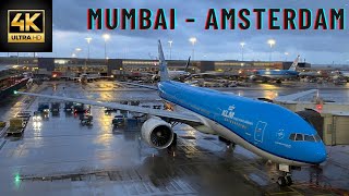 KLM REVIEW  DISAPPOINTING  Mumbai  Amsterdam  Economy Class  Boeing 777200ER [upl. by Ainahtan968]