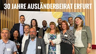 30 Jubiläum des Ausländerbeirats des stadt Erfurt [upl. by Ahsilac532]