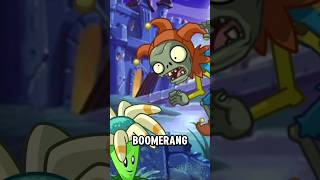 EL EXTRAÑO CASO DE LA BUMERANFLOR Y EL ZOMBI BUFÓN EN PLANTASVSZOMBIES 2 [upl. by Lilas858]