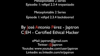 Metasploitable 2 Series  Episode 1  vsftpd 234 backdoored [upl. by Rutra]