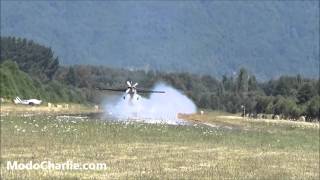 Despegue Escuadrilla Halcones FACh Festival Aéreo Villarrica 2016 [upl. by Madel]