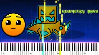 GEOMETRY DASH LEVEL 9  Cycles  Piano Tutorial [upl. by Aiek]