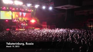 MANOWAR  Yekaterinburg Russia  March 19 2013 [upl. by Rotsen]