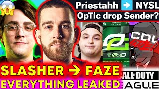 ALL CDL ROSTERS LEAKED FaZe SlasheR OpTic Sender OUT 😱 [upl. by Liddy]