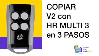 TUTORIAL Cómo COPIAR su MANDO V2 con HR MULTI 3 ✅  mandosparagarajecom [upl. by Htrow]