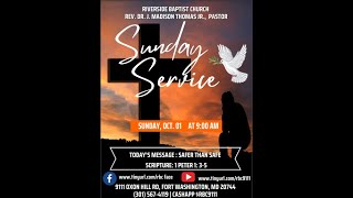 RBC LIVE  SUNDAY SERVICE  OCTOBER 01 2023 [upl. by Nwahsid]