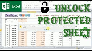 How To Unlock Password Protected Excel Sheet without Password [upl. by Nilyaj424]