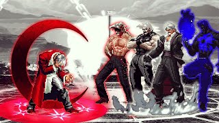 KOF Mugen Orochi Iori Yagami AD LV 5 Vs Ultimate Rugal Team [upl. by Yahs]