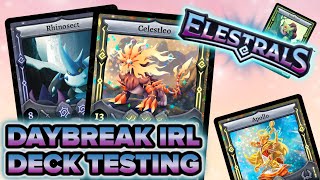 LIVE ELESTRALS PLAYTESTING DAYBREAK DECKS  THE DECKHEADS PLAY AGAIN  ft TrainerTales [upl. by Yaniv343]