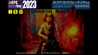 CPCRetroDev 2023  8 Shadow Maze [upl. by Aramas]