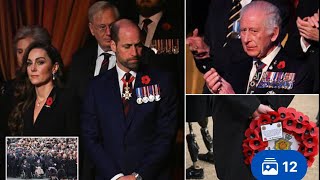 Britain Honors War Heroes Emotional Remembrance Sunday at the Cenotaph [upl. by Erlandson272]