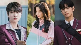 Love Triangle Korean Love Stories 💕😘 Schoolove Story 🤩💕😘 Korean Chinese Mix Hindi Song [upl. by Yllus]