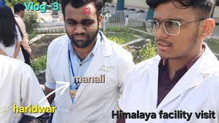 college Tour Vlog  3  Himalaya facility visit  Snake garden visit  Haridwar to Manali vlog✨❤️ [upl. by Sirromal152]