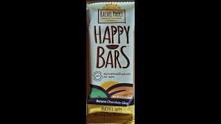 Rachel Pauls Low FODMAP Banana Chocolate Glee Happy Bars Review [upl. by Boeke]