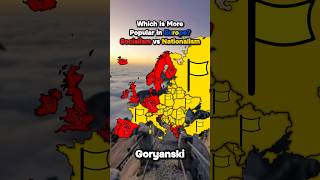 Socialism vs Nationalism in Europe mapper geography map maps mapping europe [upl. by Tadio]