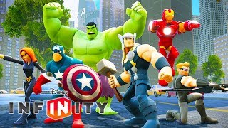 AVENGERS D Infinity 20 Marvel Super Heroes  PC Superhero Cartoon Video Game [upl. by Kcirrez465]