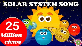 Solar System Song  Nursery Rhymes Sing Along  Planets Song [upl. by Tnomel979]