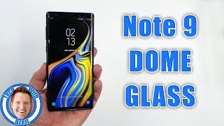 Galaxy Note 9 Whitestone Dome Glass Installation and Review [upl. by Ennaitsirhc]