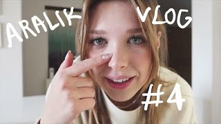 ev günü cilt bakımı annemle pizza AralıkVlog 4 [upl. by Dalt]