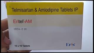 EritelAM Tablet  Telmisartan amp Amlodipine Tablets IP  Eritel AM Tablet Uses Side effects benefits [upl. by Assiroc]