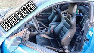 My 1999 Mustang GT Interior Swap Transformation Before amp After [upl. by Broome5]